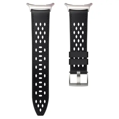 Zamjenski/kompatibilni dijelovi –Samsung Galaxy Watch Ultra 47mm remen, silikon+PU koža, 22mm Black
