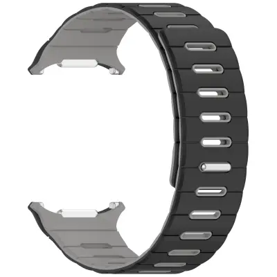 Zamjenski/kompatibilni – Samsung Watch Ultra 47mm silikonski remen Black+Grey