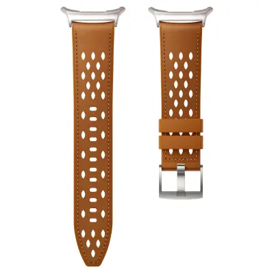 Zamjenski/kompatibilni dijelovi –Samsung Galaxy Watch Ultra 47mm remen, silikon+PU koža, 22mm Brown