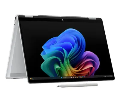 Otvorena ambalaža - Laptop HP OmniBook X Flip NGAI 14-fm0705nz / Core Ultra 7 / RAM 32 GB / SSD Pogon / 14,0″ WUXGA