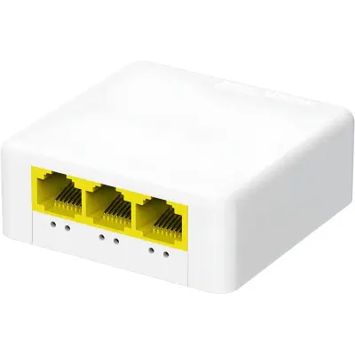 LAN preklopnik POE mrežni preklopnik razdjelnik s 3 porta do 1000 Mb/s