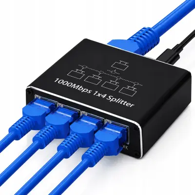 LAN preklopnik mrežni preklopnik razdjelnik s 5 portova do 1000 Mb/s USB