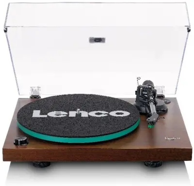 Gramofon LENCO LBT-225WA, Bluetooth 5, RCA izlaz, USB B PC kodiranje, 2x10W RMS, Audio-Technica cartridge AT-VM95E