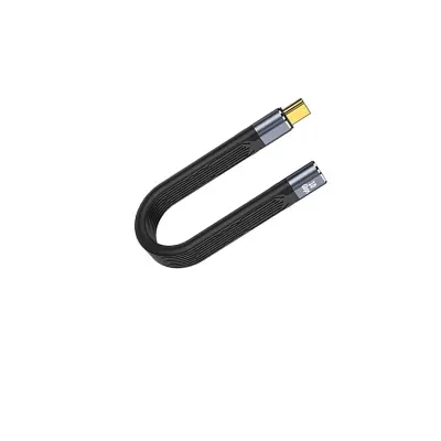 USB-C adapter ženski-na-muški, 40 Gbps, 100 W PD, 4K, 13 cm