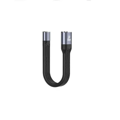 USB-A ženski na USB-C ženski FPC kabel, 100 W PD