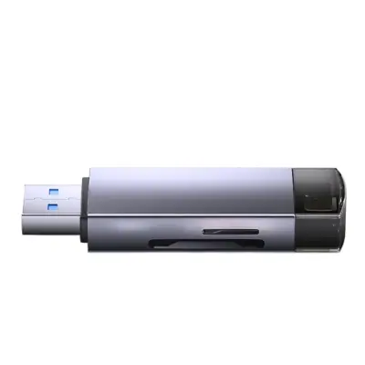 USB+Type-C 3.0 čitač kartica, aluminij, 5Gbps, SD/TF podrška