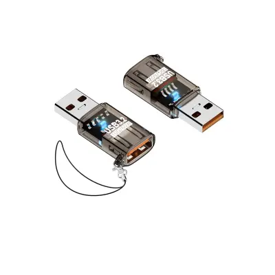 USB 3.2 adapter muško-ženski, 2 komada, do 10 Gbps Black