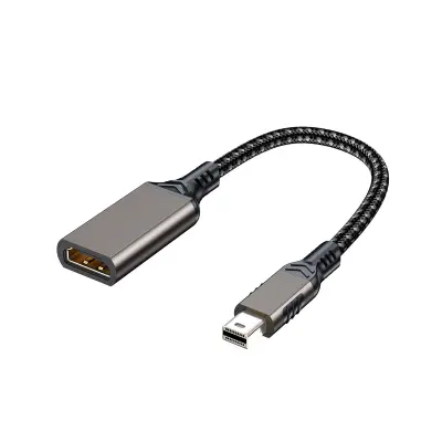 MiniDP na HDMI adapter (HDMI ženski) 4K 3840x2160, pozlaćen Titanium