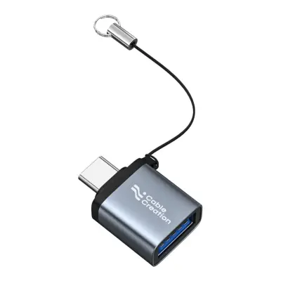 USB3.2 Gen2 OTG adapter - 10Gbps USB-C na USB-A s 60W PD