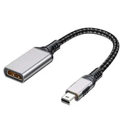 MiniDP na HDMI adapter (HDMI ženski) 4K 3840x2160, pozlaćen Gray