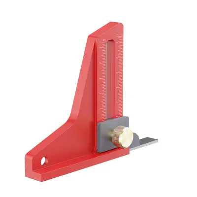 Mjerač visine pile – CNC aluminij magnetski, laserska skala