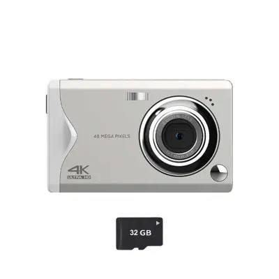 Kompaktni digitalni fotoaparat s 4K snimanjem i 16x zumom White