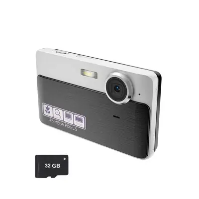 Digitalni fotoaparat 48 MP, 16x zum, makro i kartica 32G Black