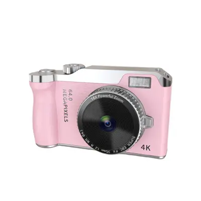 Digitalni fotoaparat CCD, HD dvostruke leće, 16x optički zum Pink