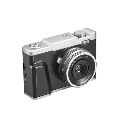 4K CCD digitalni fotoaparat s dvostrukom lećom, 2.4 inch ekran Black