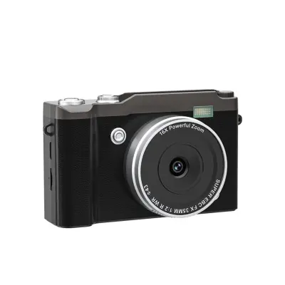Kompaktni 4K fotoaparat s 2.4 inch IPS zaslonom i 16x zumom Black