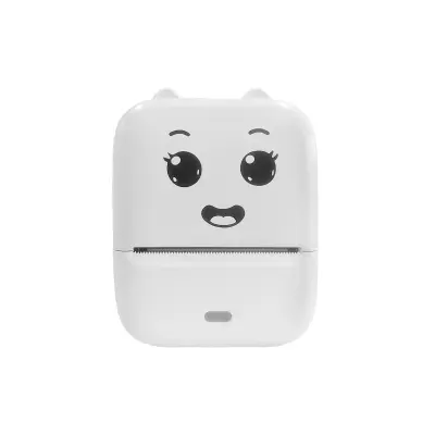 Mini Bluetooth termalni pisač naljepnica, 203 dpi, 10 rola White