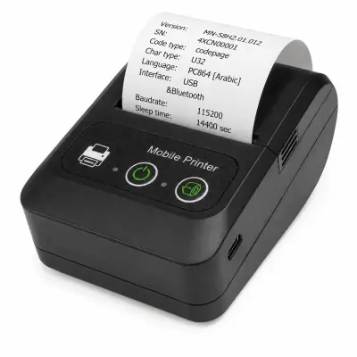 Prijenosni termalni pisač s USB vezom i Bluetoothom, 50–80mm/s