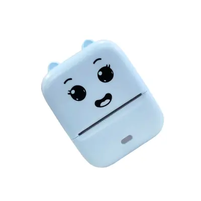 Mini Bluetooth termalni pisač naljepnica, 203 dpi, 10 rola Blue