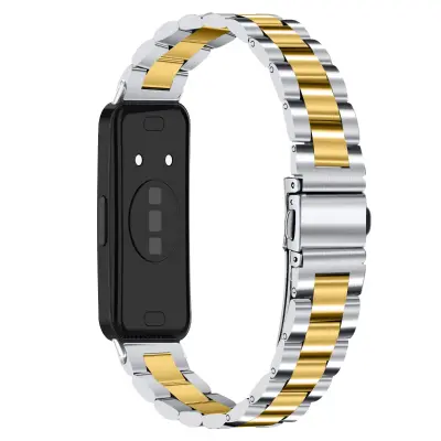 Zamjenski kompatibilni dio – Huawei Band 11/11 Pro, čelična narukvica Gold