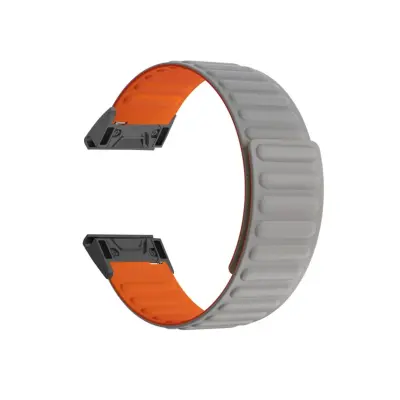Udobna 26mm narukvica za Amazfit T-Rex Ultra 2 s magnetnim kopčom Grey Orange