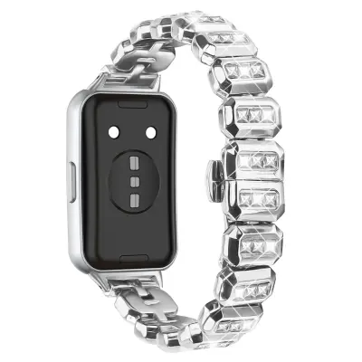 Zamjenski dio – Huawei Band 11/11 Pro metalna narukvica s cirkonima Silver