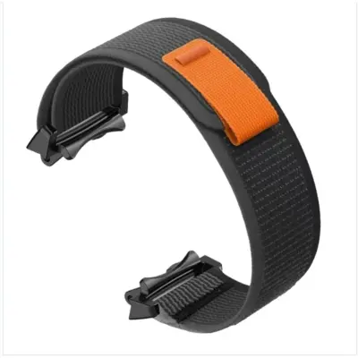 Nylon pletena prozračna narukvica za Amazfit T-Rex 2, podesiva Crna