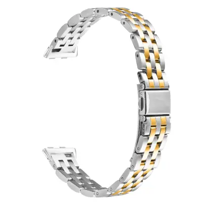 Zamjenski/kompatibilni dijelovi – Huawei Band 11/11 Pro tanki petperlični nehrđajući remen Gold