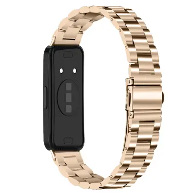 Zamjenski kompatibilni dio – Huawei Band 11/11 Pro, čelična narukvica PinkGold