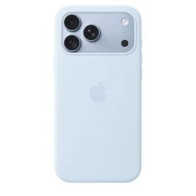 Apple iPhone 18 Pro Max Silicone Case with MagSafe - Crisp Blue