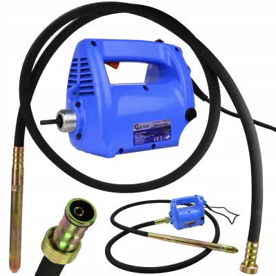 Električni vibrator od 2300 W, 4 m, igličasti vibrator za beton fi 38 mm