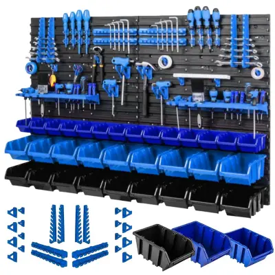 Modularni zidni organizator za alat od 78 dijelova, PVC 1152 x 780 mm