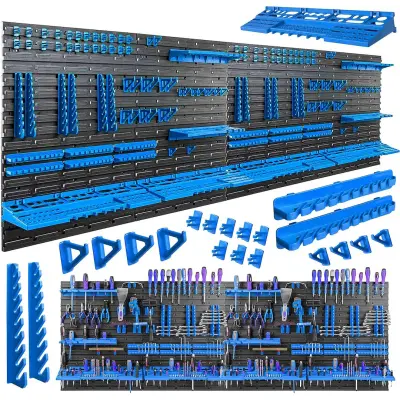 Modularni zidni organizator za alat od 136 dijelova, PVC 2304 x 780 mm