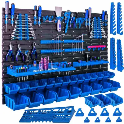 Modularni zidni organizator za alat od 69 dijelova, PVC 1152 x 780 mm