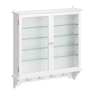 Ormarić Vitrina Spremanje Boja Bijela 68x13.5x68.5cm FSB114-E-W