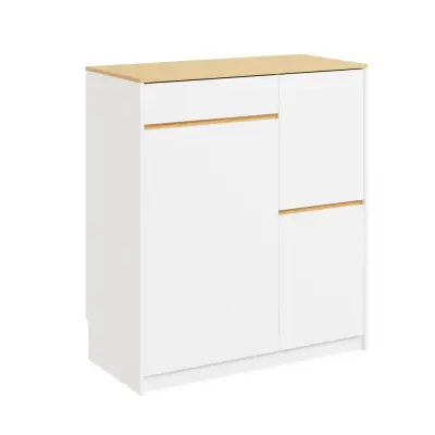 Ormarić Spremanje Ladica Boja Bijela Drvo 80x38x90cm FSB111-WN