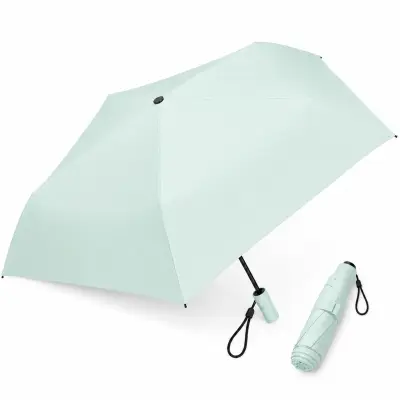 Kompaktni sklopivi suncobran, UV zaštita, vodootporan, lagan i prenosiv, za svakodnevnu upotrebu | UMBRALITE Green