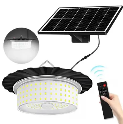 Solarna viseća lampa sa senzorom pokreta, 5 razina svjetline, za unutarnju i vanjsku upotrebu, otporna na vremenske uvjete | ORBILUM