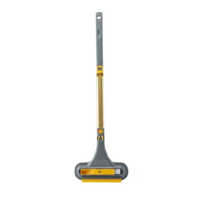 Četka za čišćenje s ugrađenim strugačem, mini četka za detalje, ergonomska drška, 63 cm, za dom, kuhinju, kupaonicu i uske kutove | SCRUBZILLA