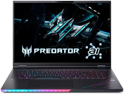 Popravljen artikl - Laptop ACER Predator Helios 18, NH.QVWEX.00C, 45.7cm (18") MiniLED 120Hz, Intel Core Ultra 9 275HX, 192 GB RAM, 5 TB SSD, nVidia R