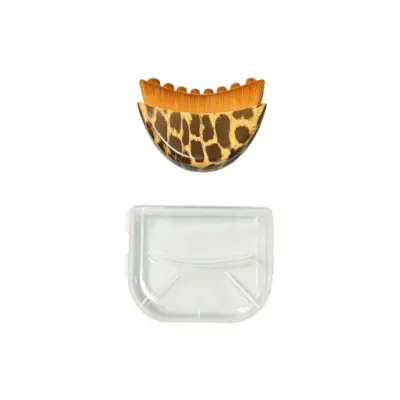 Četka za limfnu masažu lica s poklopcem i mekim vlaknima