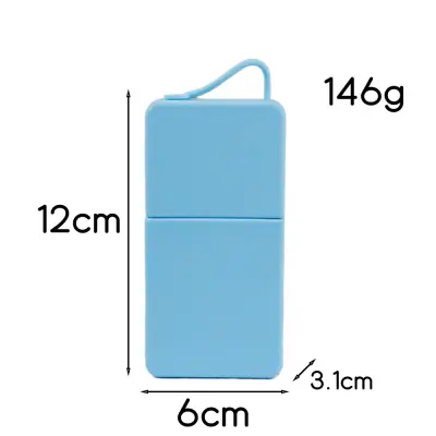 Silikonski masažer za lice s ledom za hlađenje kože LightBlue