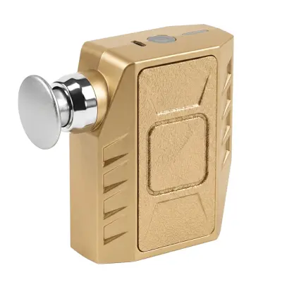 Mini prijenosni masažer s 4 razine i silikonskim glavama Gold