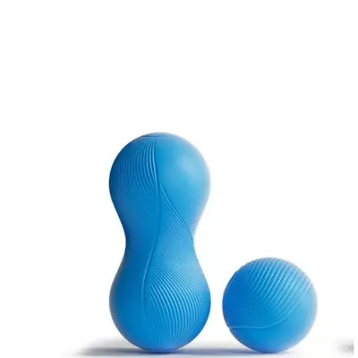 Set težinskih kikiriki masažnih kugli za duboku fascijalnu relaksaciju Blue