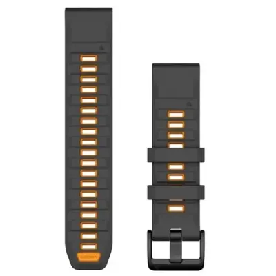 Remen GARMIN za Fenix 8 22mm Graphite/Spark Orange 010-13392-05