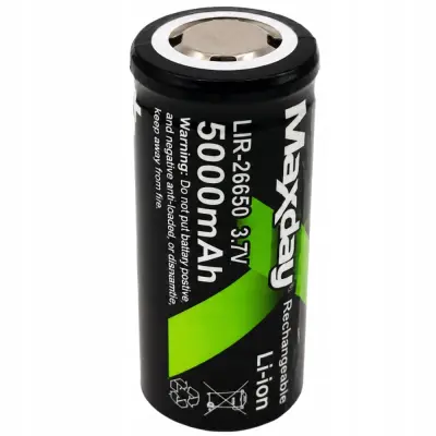 Punjiva 26650 baterija 5000mAh Li-ion 3,7V