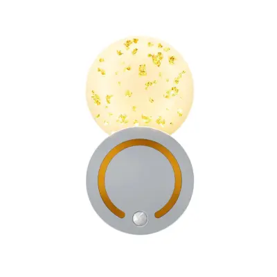 Punjiva zidna svjetiljka sa senzorom pokreta i 3 temperature Silver