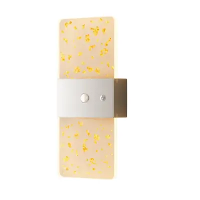 Zlatni akrilni punjivi zidni senzor svjetla, troboja, 1200mAh Silver