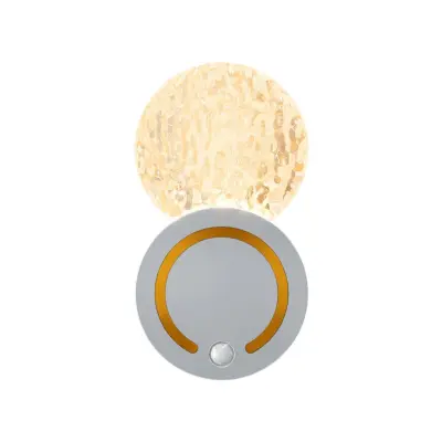Punjiva zidna svjetiljka oblika brežuljka sa senzorom pokreta Silver