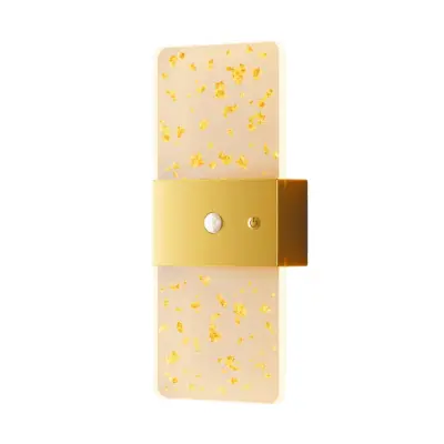 Zlatni akrilni punjivi zidni senzor svjetla, troboja, 1200mAh Gold